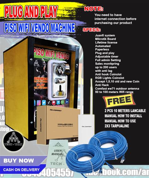medina piso wifi|PISO WIFI VENDO MACHINE COMPLETE SET WITH TPLINK .